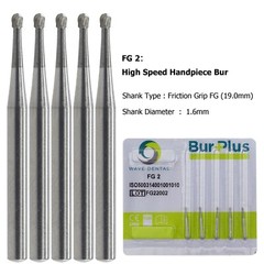 Wave Dental Surgical Burs 25mm Carbide Bur Friction Grip FG Round For High Speed