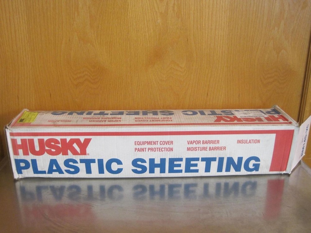 NEW Poly-America 610C Clear Husky 6-Mil Low Density Plastic Sheeting 10′ X100′