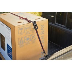 Husky 12 ft. x 1 in. Ratchet Tie-Down Straps with S-Hook (4-Pack)