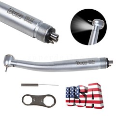 Dental LED E-generator High Speed Handpiece Turbine Push Button 4Hole UDM4