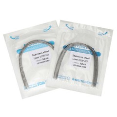 10 Pcs/pack Dental Orthodontic Stainless Steel Round/Rectangular Arch Wire Ovoid