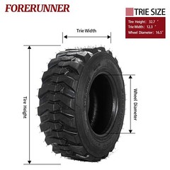 12×16.5 Heavy Duty 12-16.5 Skid Steer Tire 12Ply 12 16.5 Industrial Tire