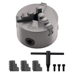 100mm K11-100 Self Centering 3 Jaw Chuck Lathe 0.05mm Drilling w/ Bolts
