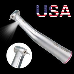 Dental 1:5 Increasing LED Fiber Optic Contra Angle 4 Spray Fit NSK X95L Ti-Max