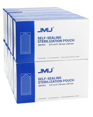 JMU Self Sealing Sterilization Pouches Dual Indicator, Size 3.5″x6.5″ 200pcs/box