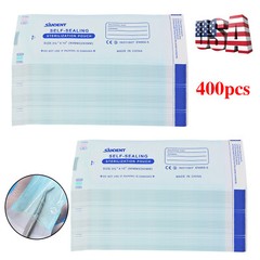 1000 3.5″ x 10″ Dental Sterilization Pouches Sterilizer Autoclave Bags Tool Nail