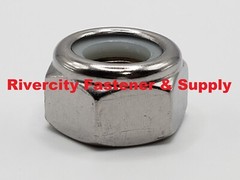 M4-0.7 Stainless Nylon Insert Lock Stop Nuts 4mm x .7 Nut nylock M4x.7