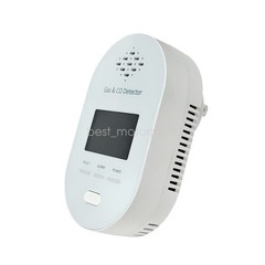Portable 4-in-1 CO Detector with Smoke & Natural Gas, Plug-in Safety Alarm