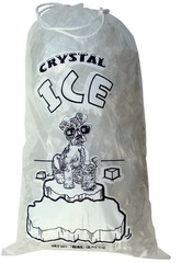 8 lb Ice Bags with Drawstrings 11 in x 18 in x 1.4 mil Case500 Heavy Duty Com…