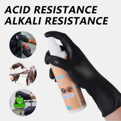 Black Nitrile Disposable Exam Gloves Textured, Powder Free, Latex Free All Sizes