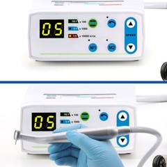 AZDENT Dental Brushless Electric LED Micro Motor Internal Spray E-type 3.4Ncm US