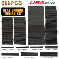 508Pcs Heat Shrink Tubing Insulation Shrinkable Tube 3:1 Wire Cable Sleeve Kit