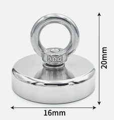 Super Strong Neodymium Fishing Magnet Hook N52 Heavy Duty Rare Earth Magnet with
