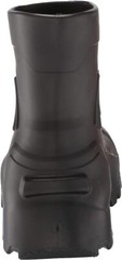 BLACK WATERPROOF Hunting Fishing Farming Mud Safety Toe PROTECTIVE WORK BOOTS