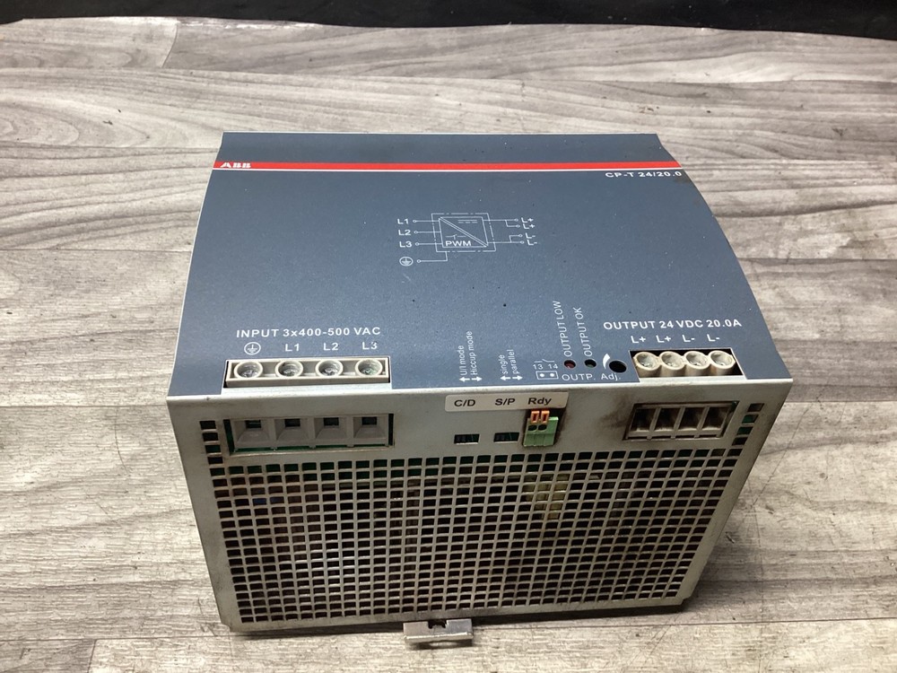 ABB SWITCH MODE POWER SUPPLY CP-T 24/20.0 #117D72PR5