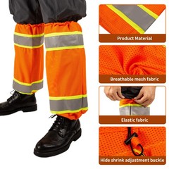 High Visibility Reflective Unisex-adult Work Leg GaiterHi Vis Reflective Clas…