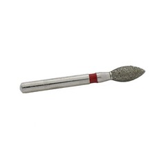 Dental Football Diamond Bur 368/023F Fine Grit FG High Speed Burs Red 257-023