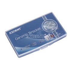 AZDENT Dental Orthodontic Ceramic Clear Brackets Braces MBT/Roth.022 Hooks 3 4 5