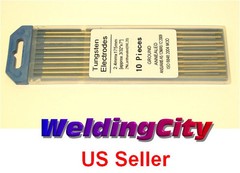 WeldingCity® 10-pk TIG Welding Tungsten Electrode 2% Lanthanated Blue 3/32×7″ US