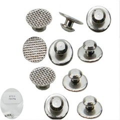 10 Pcs/Pack Dental Orthodontic Round Lingual Button Bondable Mesh Base Split