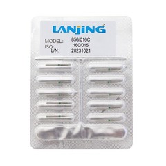 Dental Diamond Burs Football Round End Taper Coarse Fine FG High Speed 856 850