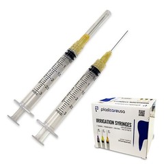 Dental Irrigation Syringes & Tips, 3 cc 25 Gauge – Orange (Box of 100)