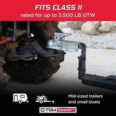 TowSmart Class 2, 2 in. Ball Coupler with 2-1/2 in. to 3 in. Adjustable Collars