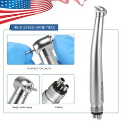 10pcs SANDENT NSK PANA MAX Style Dental High Speed Handpiece Push Button 4 Hole