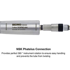COXO Dental Small Mini Head High Speed Handpiece Fiber Optic Turbine NSK Coupler