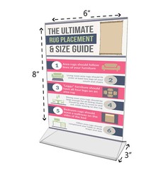 4 Pack 6″W x 8″H Sign Holder Top Load Double Sided Menu Countertop Frame