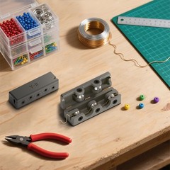Y-II Wire Straightener Tool with 5 Bearings – Flip-Top Design for Jewelry Maki