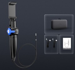 Ralcam 2 way 180° Articulating Borescope Endoscope Inspection Camera 1m Flexible