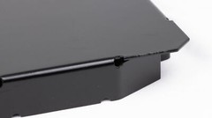 4PACK 8×8 Post Base Bracket for Pergola, Black Powder Coated Steel with Standoff