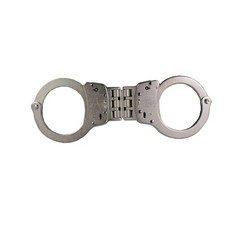 Smith & Wesson 350096 Model 300 Hinge-Linked Handcuffs & Keys M300 Cuffs, Nickel