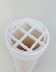 New All Plastic PVC Pipe Mesh Vent Cap, Various Sizes, Fits on Outside of Pipe