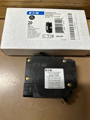 Eaton BRP120GF 20 Amp Single Pole 120V Plug-On Neutral GFCI Ground Fault Circuit