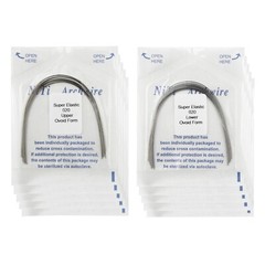 100pcs Dental Orthodontic Arch Wires Niti Rectangular Round Arcos de Ortodoncia
