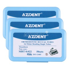 AZDENT Dental Ortho 1st Molar Buccal Tubes /Bracket Braces Mini MBT Roth 018/022