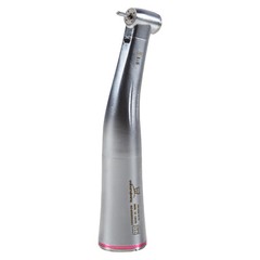 Dental Attachment Handpiece 1:5 Friction Grip Fiber Optic LED Contra Angle Red