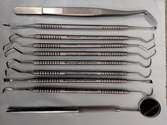 Dental Composite Filling Instruments Composite Carvers Set of 10 Double ended