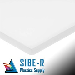 HDPE Natural 3/8″ x 24″ x 24″ Plastic Sheet (High Density Polyethylene)
