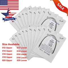 10pcs/pack Dental Orthodontic Super Elastic Niti Arch Wire Round Natural Form OM