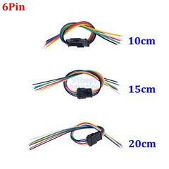 2 3 4 5 6 pin Male Female JST SM 2.54mm Pitch Connector Cable Plug Wire Lot