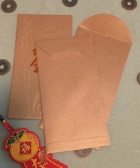 50pcs Customized Surname Red Envelope Creative Hongbao Red Packet Gift Envelopes