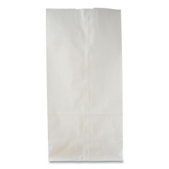 General GW10500 6.31 x 4.19 x 13.38 #10 Grocery Paper Bags, White (500/Bndl) New