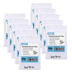 AZDENT Dental Orthodontic Buccal Tube 1st Molar Roth .022″ Bondable Convertible
