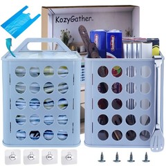 Plastic Bag Holder (2sets/pack) Grocery Bag Holder Dirty clothes basket and k…