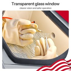 Dental Twin Pen Sandblaster Double Pen Sand Blaster for Lab 2 Aluminum Tank US