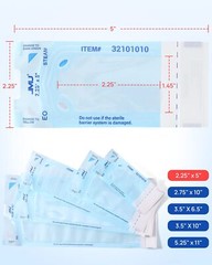Sterilization Pouches Autoclave Dental Medical Self Seal Pouch Bag 200PCS
