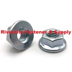 M10-1.25 JIS Flange Nuts Small Hex M10x1.25 Nut 10mm x 1.25 Smooth Flange 10.9